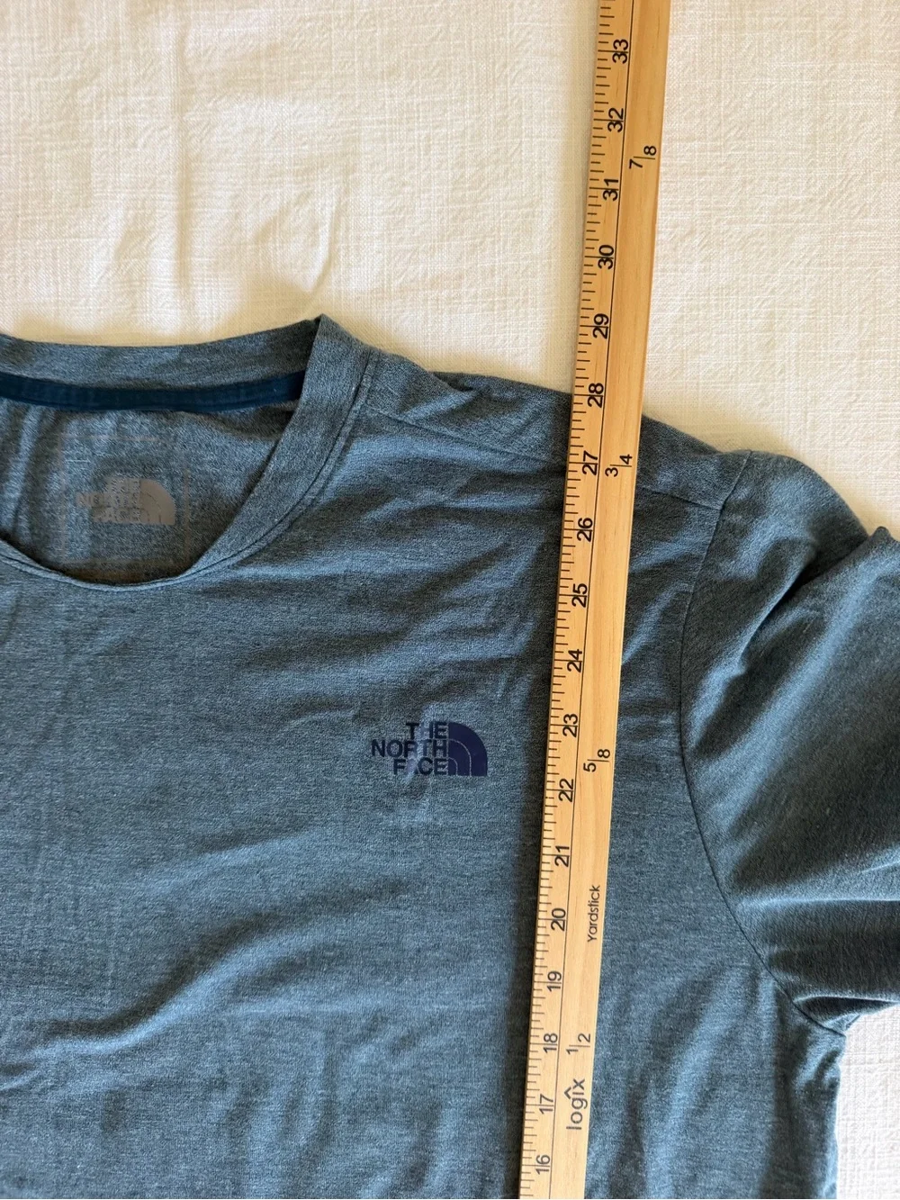 The North Face Men's Long Sleeve Crew Tee - Slate Blue
